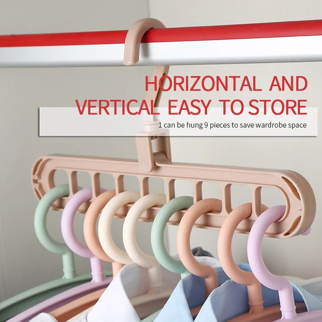 Space-Saving Multi-Layer Clothes Hanger