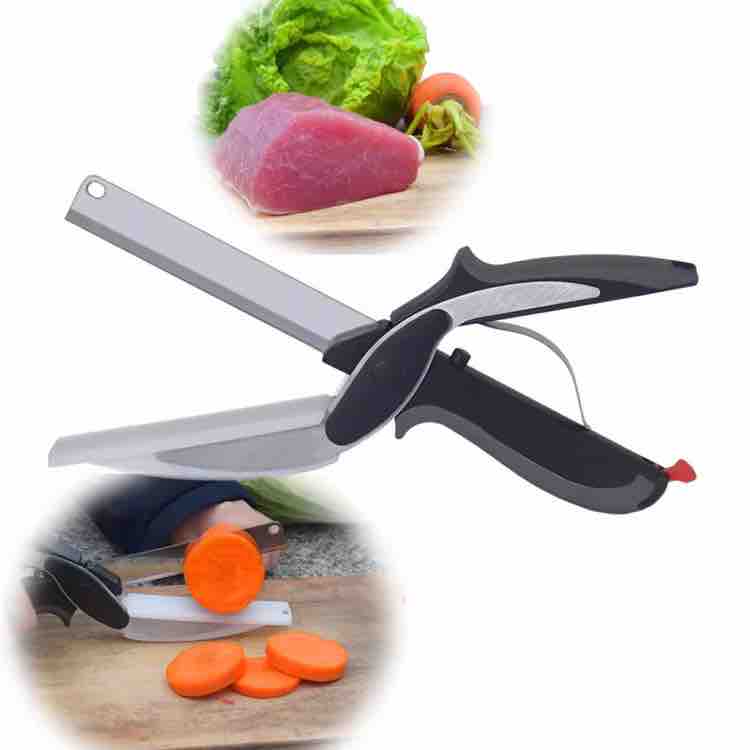 MK 2-in-1 Clever Cutter Knife & Chopping Board (Smart Kitchen Tool)