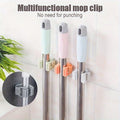 Multifunctional Mop &amp; Broom Holder – Space-Saving Wall Organizer