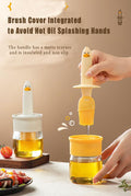 Silicone Oil Brush Bottle – Mess-Free Cooking &amp; Even Spreading