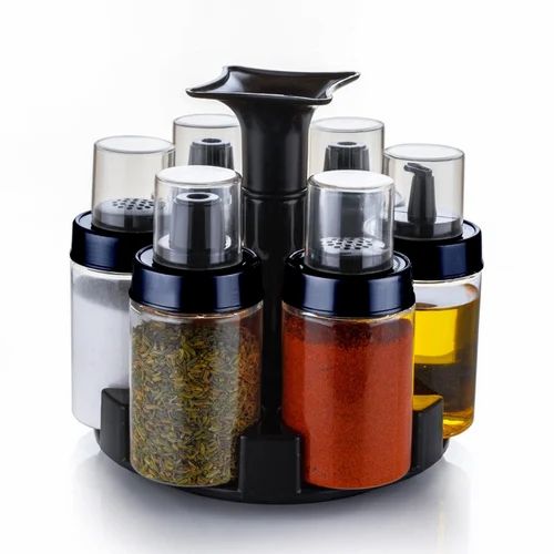 Rotating Spice Rack Set – Organized, Stylish &amp; Easy Access