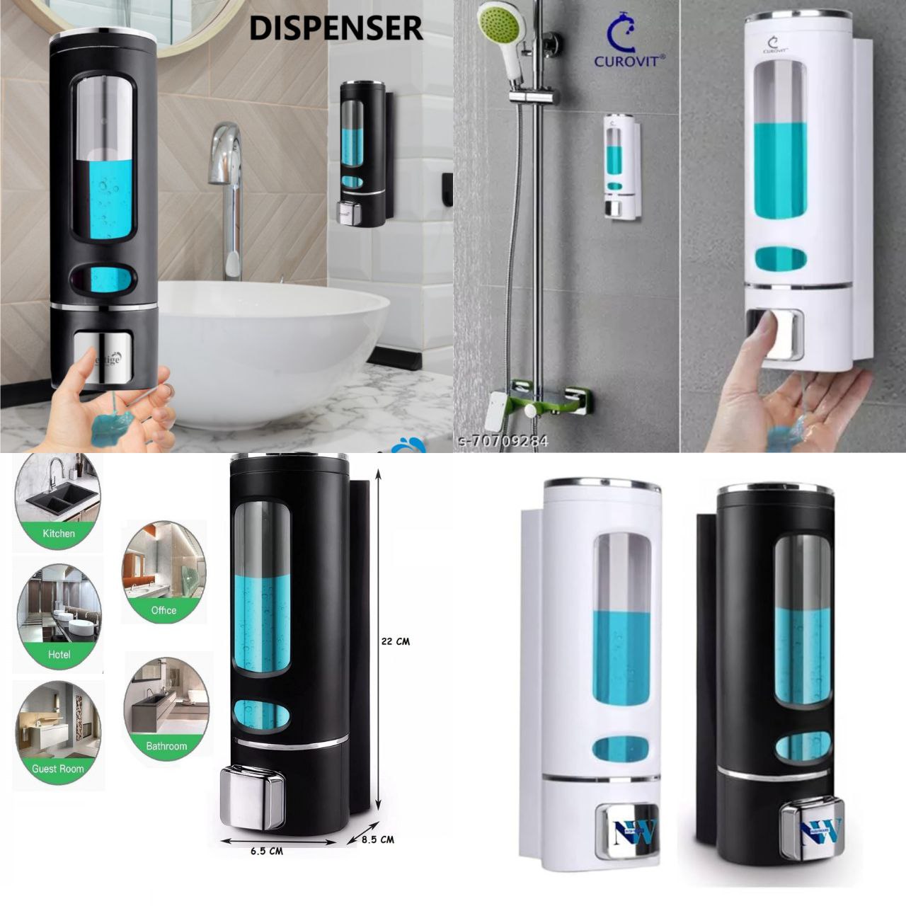 Wall-Mounted Liquid Soap Dispenser – Hygienic, Sleek &amp; Space-Saving