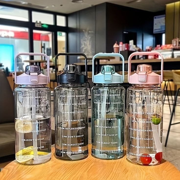 Motivational Time Marker Water Bottle – Stay Hydrated All Day