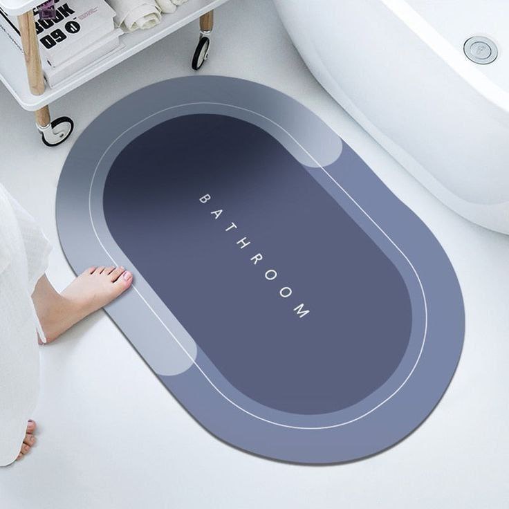 Non-Slip Bathroom Floor Mat – Soft, Quick-Dry &amp; Stylish Comfort