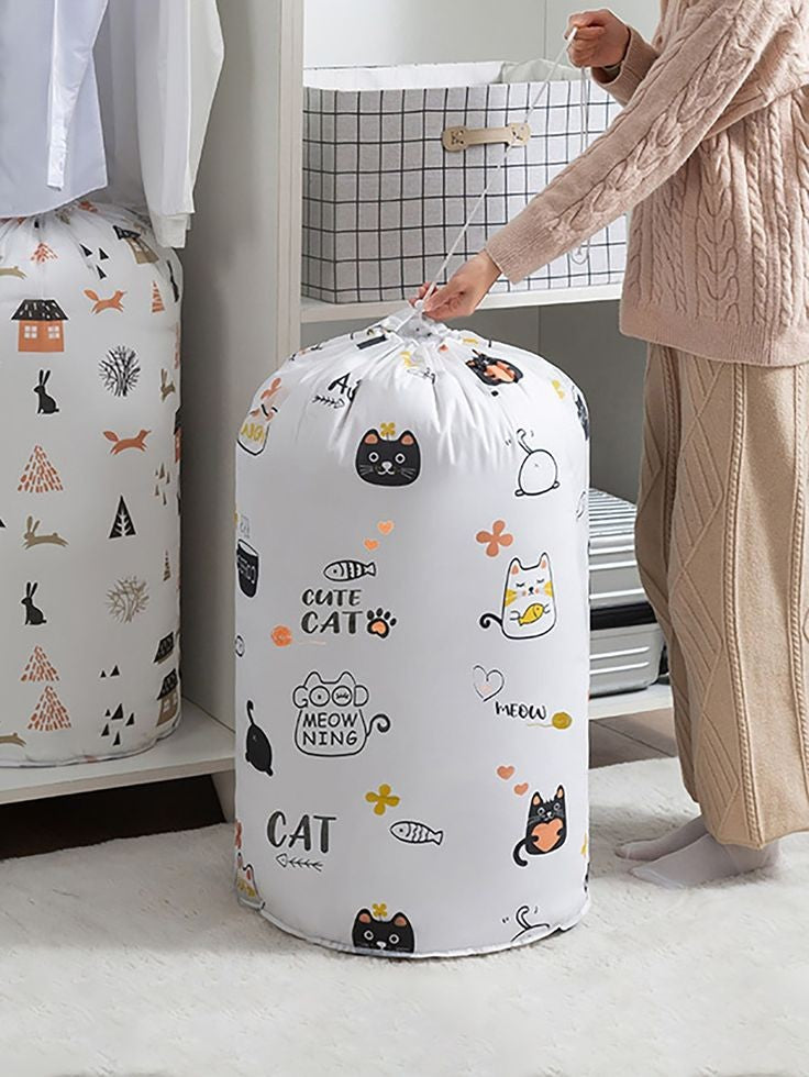 Large Capacity Foldable Laundry Bag | Waterproof Clothes Storage Organizer