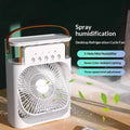 2-in-1 Mini Mist Cooling Fan with Humidifier &amp; LED Light