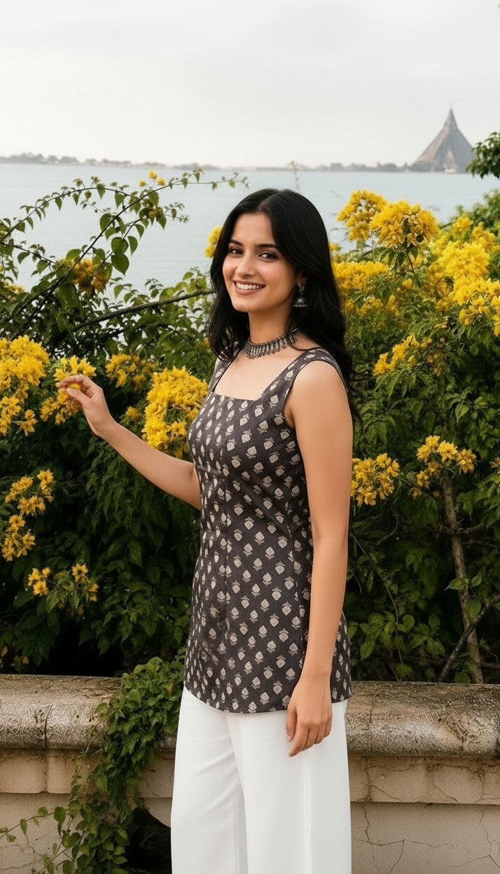 Pehnava Women Printed Tunic Kurta