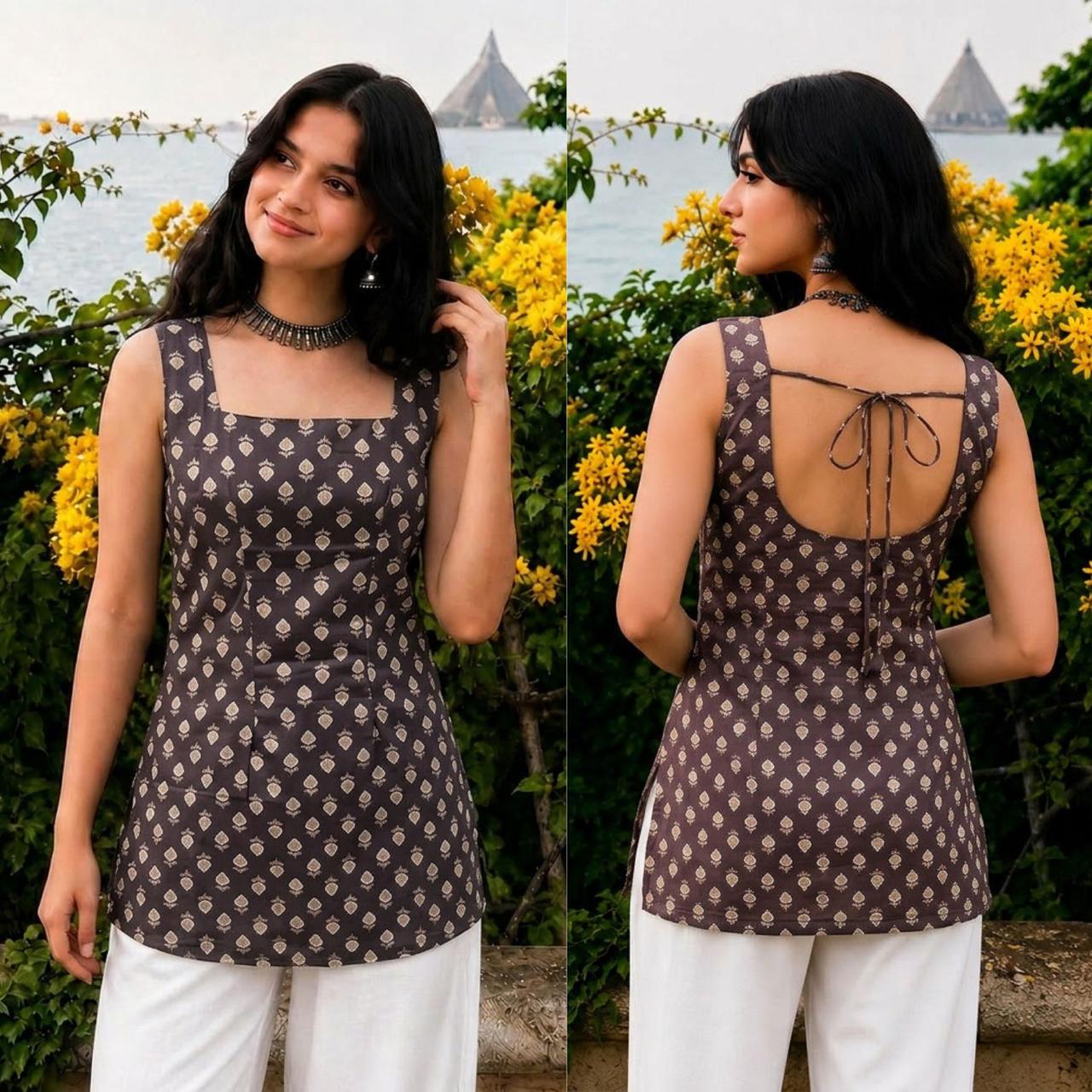 Pehnava Women Printed Tunic Kurta